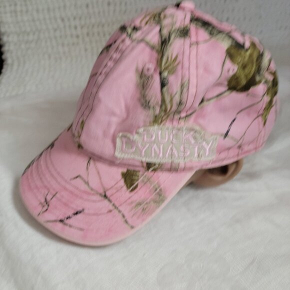 Outdoor Cap Duck Dynasty Ladies Fit Pink Camo Hat baseball embroidered TV fandom - Picture 2 of 8